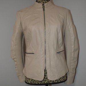 Bagatelle Faux Leather Tan Jacket